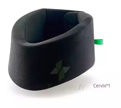Cervix 1 Collier Cervical Souple Noir/vert H9cm T2 à ANNEMASSE